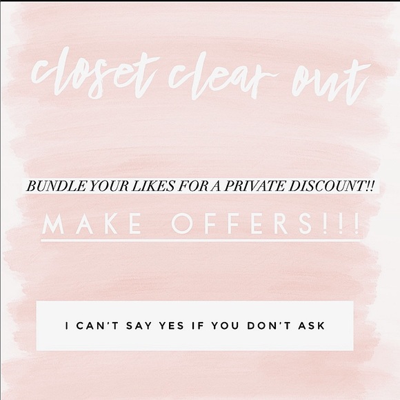 Closet clear out sale! - Picture 1 of 1